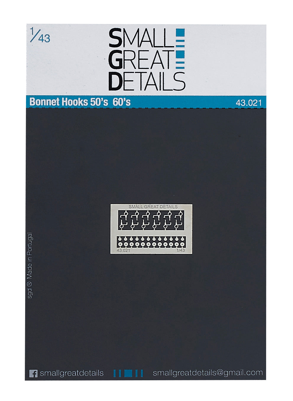 Bonnet Hooks 50s 60s (1/43) – smallgreatdetails